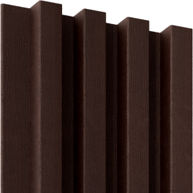 Стеновая реечная панель ПВХ Legno Лиственница тёмная