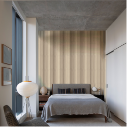 Стеновая реечная панель ПВХ Legno Лиственница крем-foto2