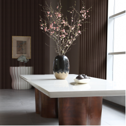 Стеновая реечная панель ПВХ Legno Лиственница тёмная-foto2