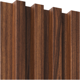 Стеновая реечная панель ПВХ Legno Орех пекан шоколад