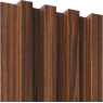 Стеновая реечная панель ПВХ Legno Орех пекан шоколад