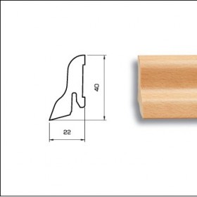 Плинтус Pedross 40x22м Дуб-foto2