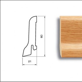 Плинтус Pedross 60x22мм Ярра-foto2