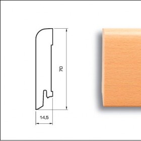 Плинтус Pedross 70x15мм Дуб затертый -foto2