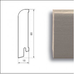 Плинтус Pedross 80x18мм Белый -foto2