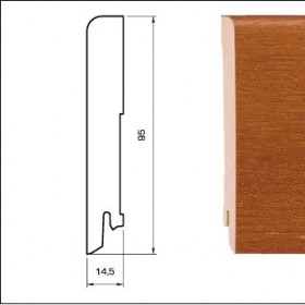 Плинтус Pedross 95х15мм Белый -foto2