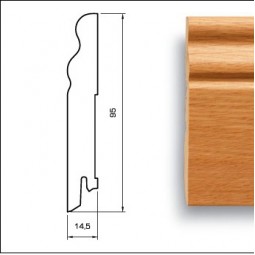 Плинтус Pedross SEG 100 Белый гладкий-foto2