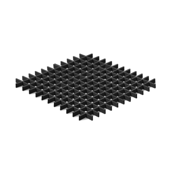 Потолок решетка Грильято 50х50 Чёрный