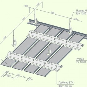 Рейка потолочная Албес AN135A-foto2